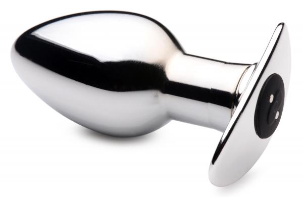 Chrome Blast 7x Rechargeable Butt Plug With Remote Control - Large Sex Toy Product