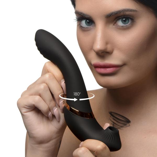 7x Swivel Sucker 180 Rotating Silicone Suction Vibrator Sex Toy Product