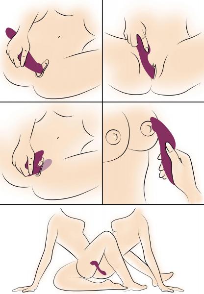 7x 180 Degree Rotating Silicone Swivel Licking Vibrator Sex Toy Product