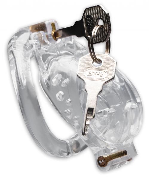 Lockdown Customizable Chastity Cage - Clear Sex Toy Product