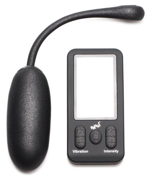 25x Platinum Series Plush Egg With Digital Remote Control Sex Toy Product