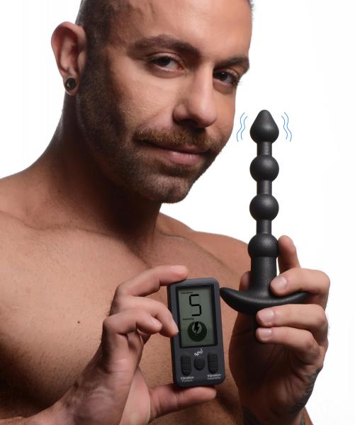 25x Vibrating Silicone Anal Beads With Remote Control Sex Toy Product