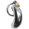 Forged Captor Locking Stainless Steel Chasity Cage Sex Toy Product Image 4