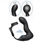 10x Inflatable And Vibrating Prostate Plug With Cock And Ball Ring Sex Toy Product