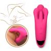 10x Triple Rabbit Silicone Vibrator - Pink Sex Toy Product Image 4