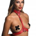 Red Female Chest Harness- Small/medium Sex Toy Product