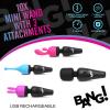 10x Mini Wand With 3 Attachments Sex Toy Product Image 3