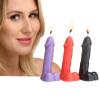 Passion Peckers Dick Drip Candles Set - Black, Purple, Red Sex Toy Product Image 1