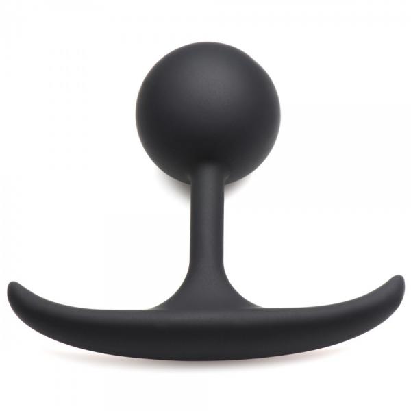 Premium Silicone Weighted Anal Plug - Medium Sex Toy Product