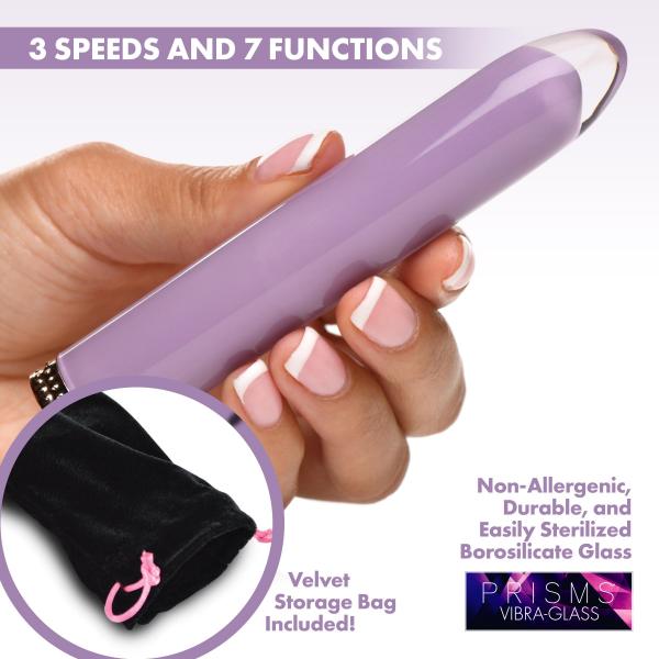 Vibra-glass 10x Mini Vibe Lilac Sex Toy Product