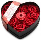 The Rose Lover's Gift Box 10x Clit Suction Rose - Red Sex Toy Product