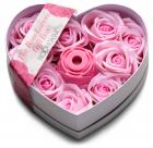 The Rose Lovers Gift Box 10x Clit Suction Rose - Pink Sex Toy Product