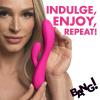10x Flexible Silicone Rabbit Vibrator - Pink Sex Toy Product Image 4