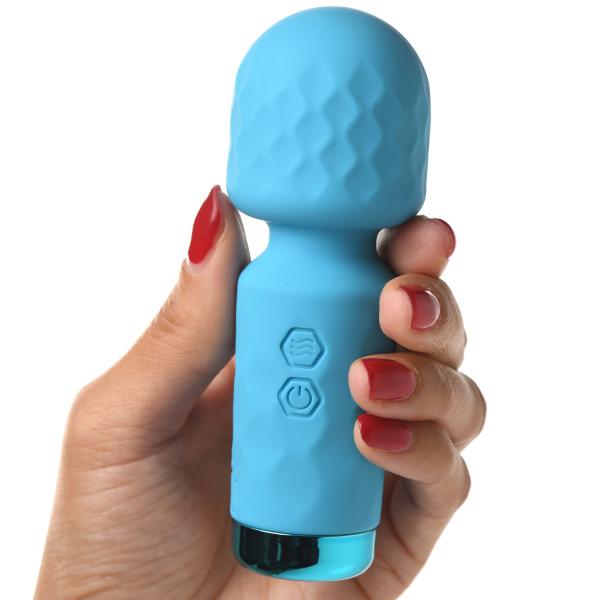 10x Mini Silicone Wand - Blue Sex Toy Product