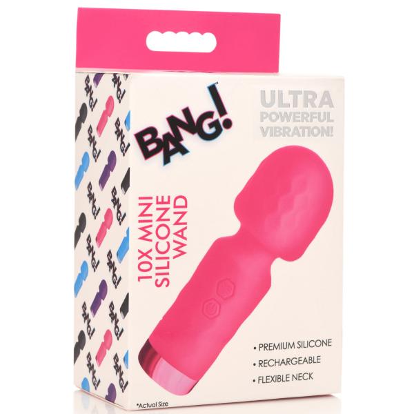 10x Mini Silicone Wand - Pink Sex Toy Product