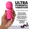 10x Mini Silicone Wand - Pink Sex Toy Product Image 3