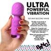 10x Mini Silicone Wand - Purple Sex Toy Product Image 3