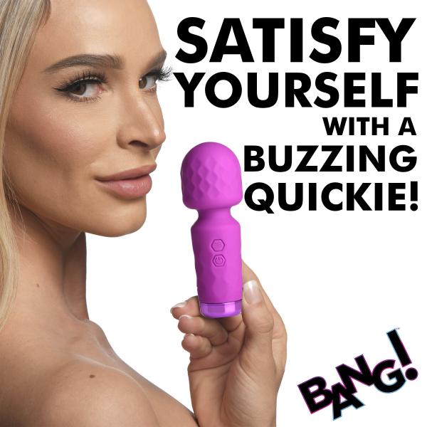 10x Mini Silicone Wand - Purple Sex Toy Product