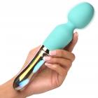 10x Turquoise Dual Ended Silicone And Glass Wand Sex Toy Product