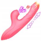 Candy-thrust Silicone Thrusting And Sucking Rabbit Vibrator Sex Toy Product
