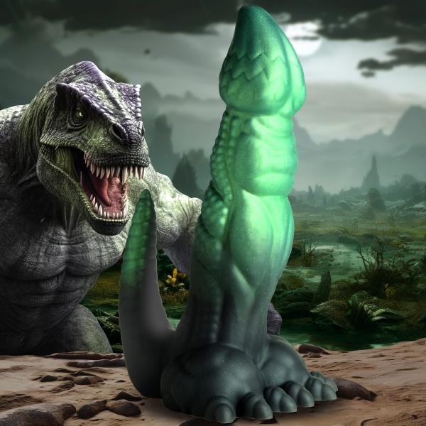 Dickosaur Dinosaur Silicone Dildo Sex Toy Product