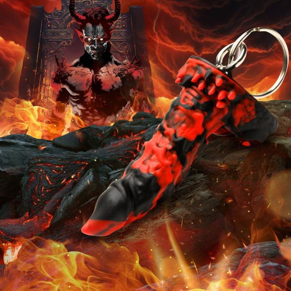 Fire Demon Mini Dildo Key Chain Sex Toy Product