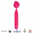 Single Vibrating Silicone Kegel Weight - Magenta Sex Toy Product