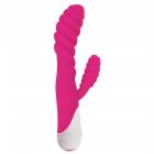 Diana 20x Rippled Silicone Rabbit Vibe- Pink Sex Toy Product