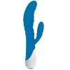Ivy 20x Wavy Silicone Rabbit Vibe- Blue Sex Toy Product Image 3