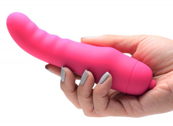 7x Lil Wavy Mini Silicone G-spot Vibe - Magenta Sex Toy Product