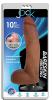 Jock Dark Bareskin Vibrating Dildo With Balls - 10 Inch Sex Toy Product Image 2