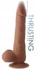 Thrusting And Vibrating 8 Inch Dildo - Medium Sex Toy Product