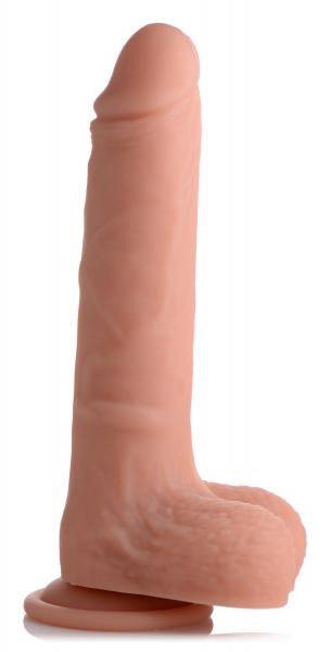 Vibrating And Rotating Remote Control Silicone Dildo With Balls - 8 Inch Sex Toy Product