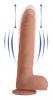 Vibrating & Thrusting Remote Control Silicone Dildo - 9 Inch Sex Toy Product Image 1