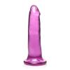 7 Inch Slim Stick Grape Ice Dildo Sex Toy Product Image 1