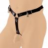 Strict Leather Locking Male Anal Plug Harness Sex Toy Product Image 2