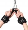 Strict Leather Fleece Lined Suspension Cuffs Black  Sex Toy Product Image 2