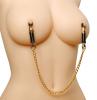 Deluxe Adjustable Nipple Clamps Gold Sex Toy Product Image 3