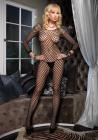 Lycra Ringo Hole Long Sleeves Bodystocking Sex Toy Product