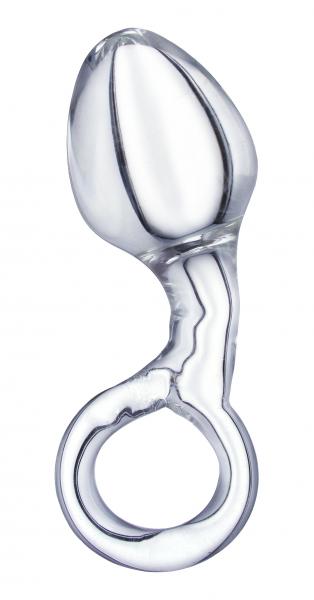 Devi Glass Plug Clear Sex Toy Product