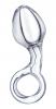 Devi Glass Plug Clear Sex Toy Product Image 1