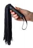 Pleather Pleasure Mini Flogger Black Sex Toy Product Image 1
