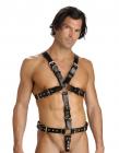 Strict Leather Body Harness With Cock Ring M/L Sex Toy Product