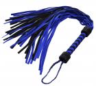 Black And Blue Suede Flogger Bulk Sex Toy Product
