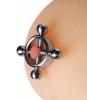 Stainless Steel Rings Of Fire Nipple Press Set Sex Toy Product Image 1