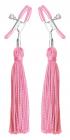 Tickle Me Pink Nipple Clamps Tassels Sex Toy Product
