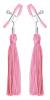 Tickle Me Pink Nipple Clamps Tassels Sex Toy Product Image 1