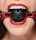 Crimson Tied Breathable Ball Gag Sex Toy Product
