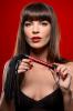 Crimson Tied Embossed Flogger Red Sex Toy Product Image 1