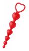 Sweet Hearts Silicone Anal Beads Red Sex Toy Product Image 1